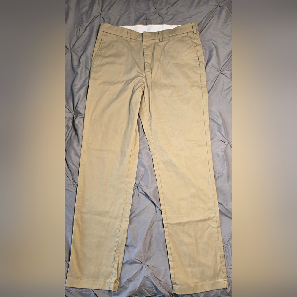 George Men’s Khaki Chino Pants – 36x34 – Classic Fit